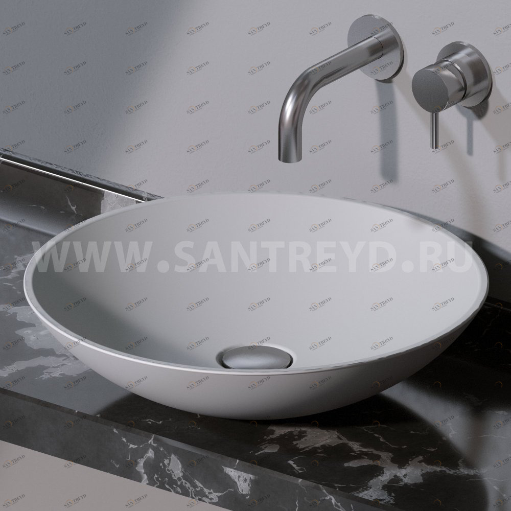 L257117 Накладная раковина на столешницу  круглая A. e T. Italia THIN AeT ITALIA