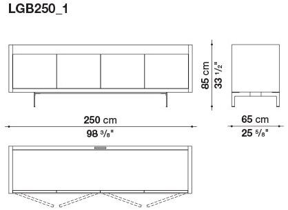 B&B Italia Комод деревянный с распашными дверцами Liagò sun-id-1345823 - Вид №4