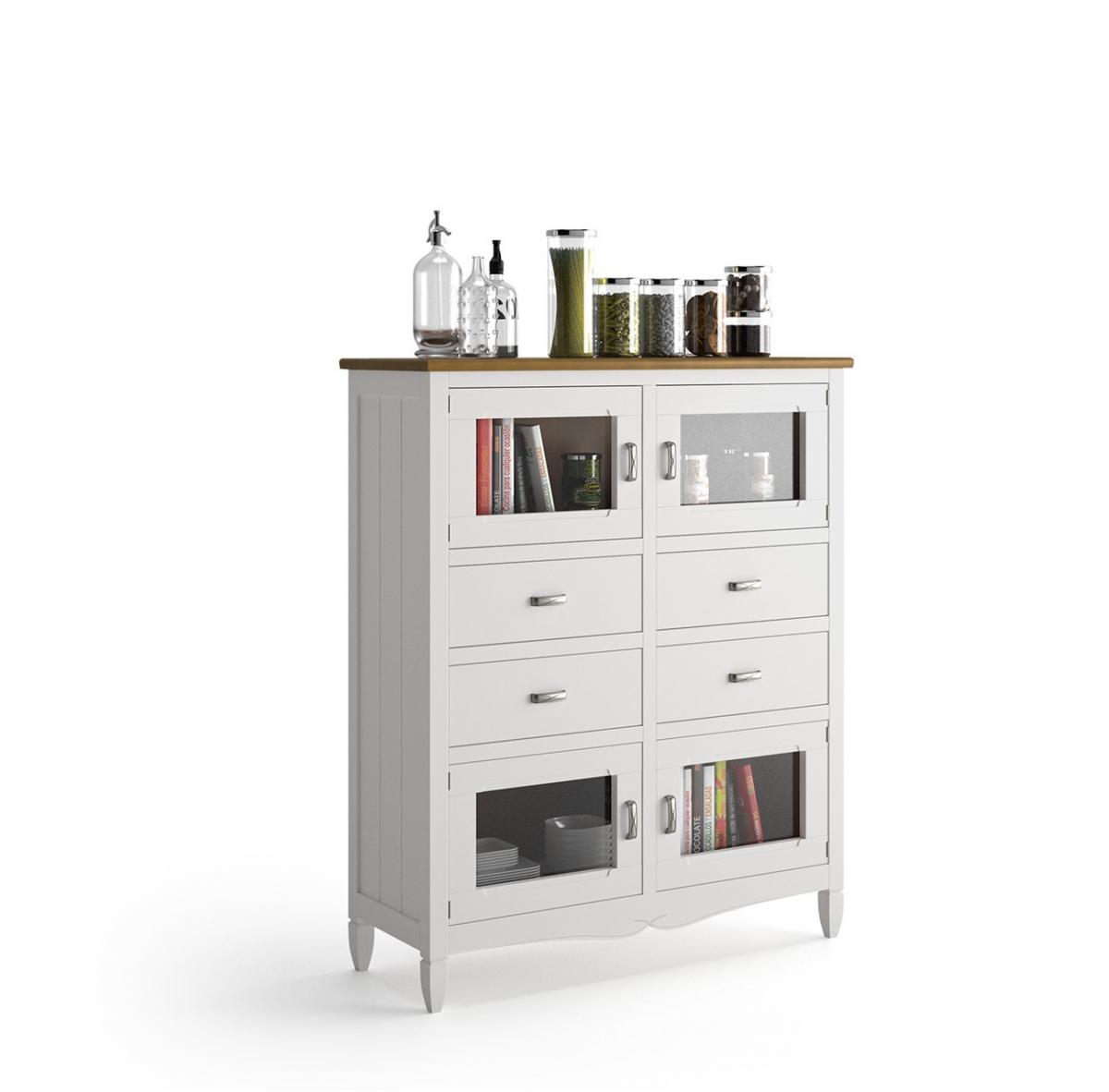 090621 Сервант стеклянные дверцы Grupo Seys Amberes Santreyd  - Вид №1