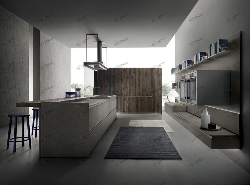 ERNESTOMEDA Каменная кухня с островом Icon sun-id-1354069