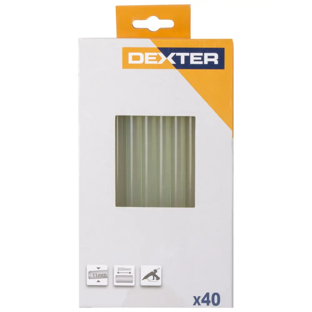 Клеевые стержни Dexter 11х200 мм 40 шт. 15077991 STLM-2099084  - Вид №2