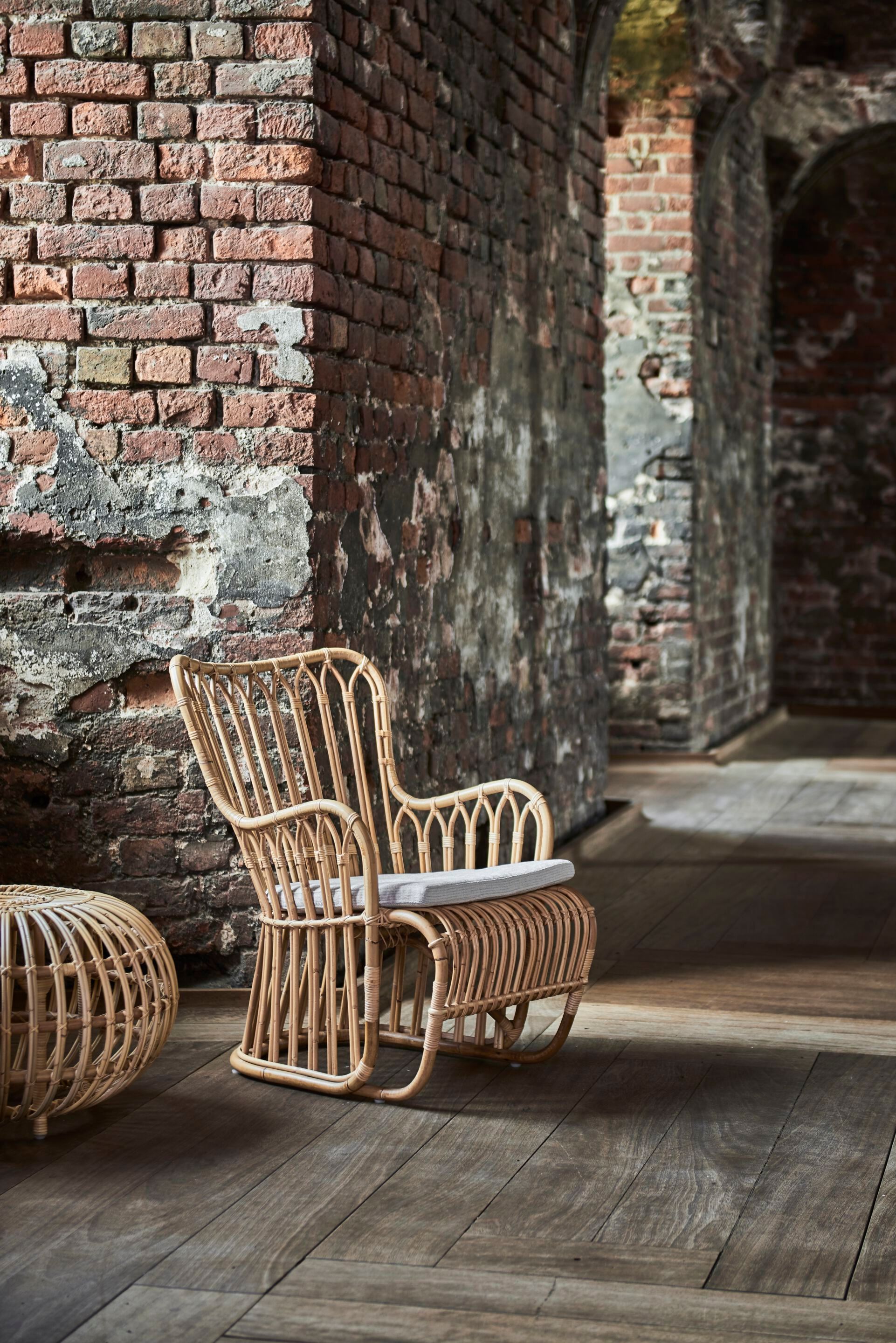 Кресло из ротанга со встроенной подушкой Sika Design ICONS ARCH-00027742 - Вид №3