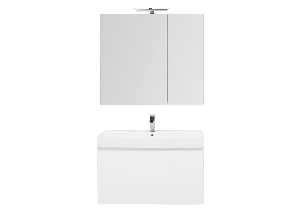 Мебель для ванной Aquanet Йорк 100 белый 00203645 - Вид №2