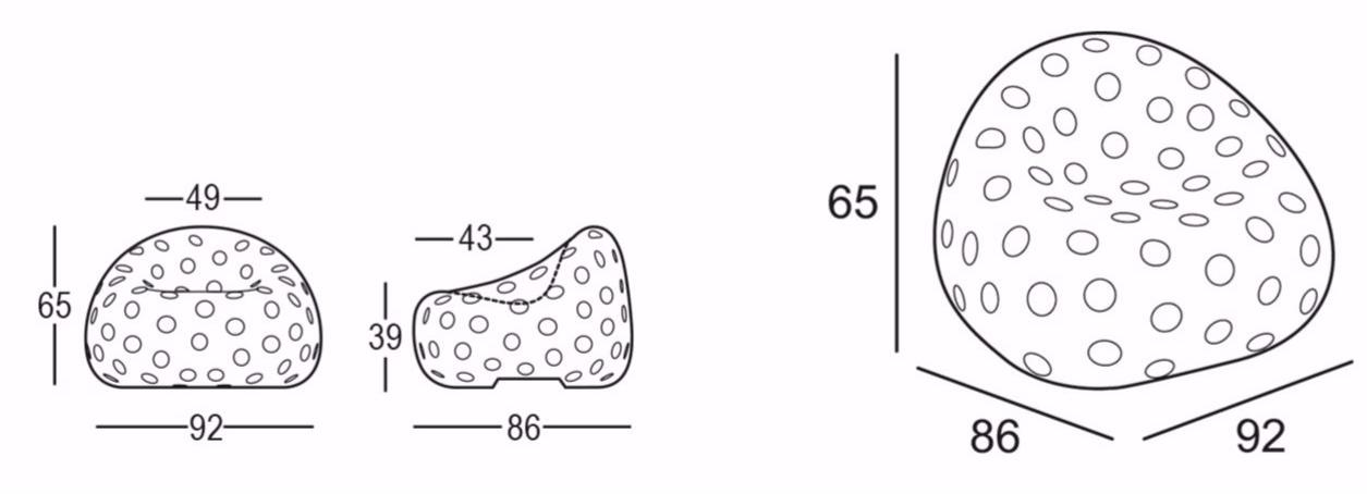 Plust Светящееся кресло из полиэтилена Airball sun-id-1482524 - Вид №2