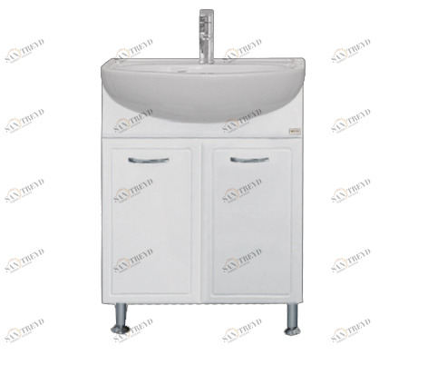 Тумба Гретта-60 прямая с Б/К с раков. MODERN-60 MISTY 2312182