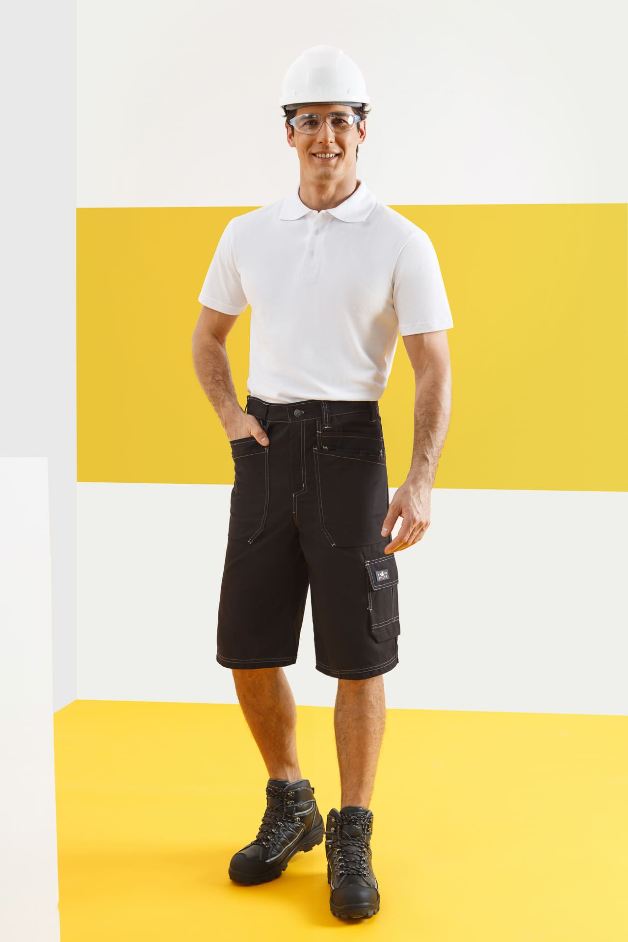 62884 Шорты  черные Union Space  Летняя спецодежда  размер 56-58/170-176  - Вид №3