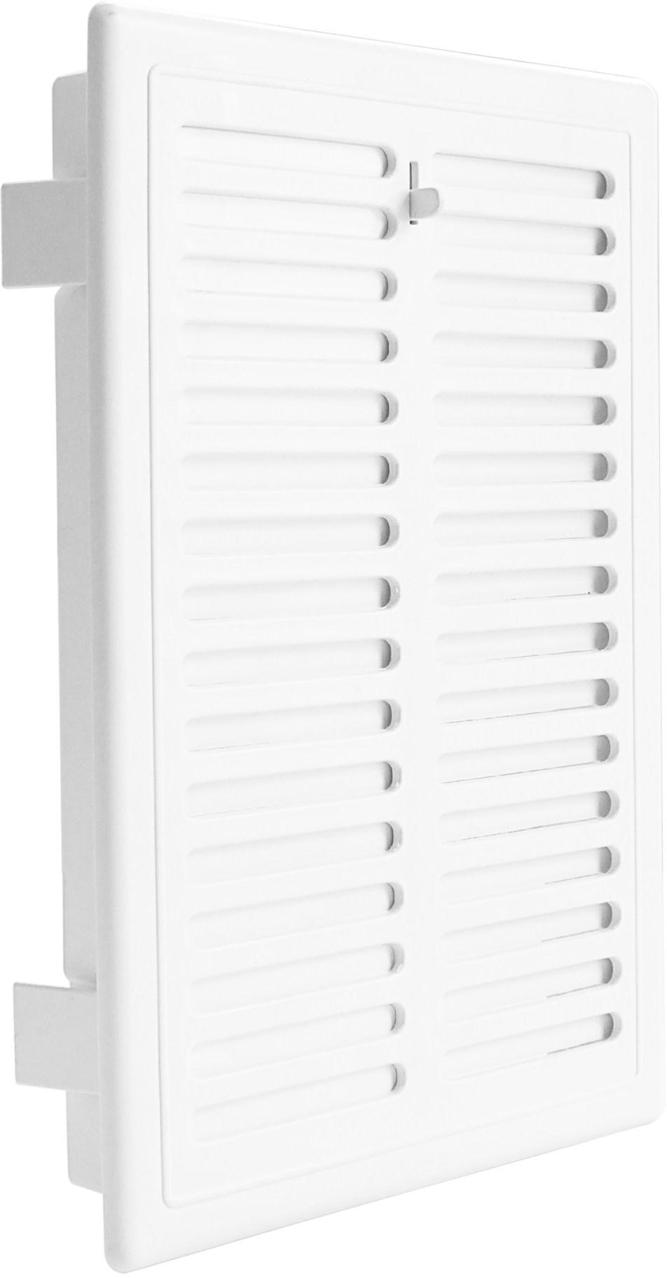 92720646 Решётка вентиляционная D/TKZ 140x140 мм пластик цвет белый STLM-0540437 DOSPEL