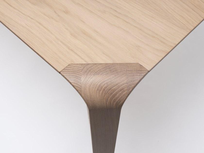 ONDARRETA Прямоугольный деревянный обеденный стол Silu sun-id-1478027 - Вид №3