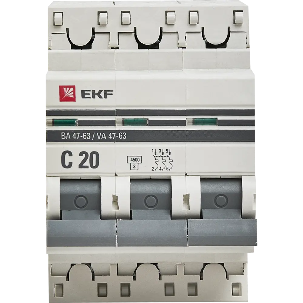 Автоматический выключатель EKF ВА47-63 для защиты электросетей 82421305 STLM-1113706 - Вид №1