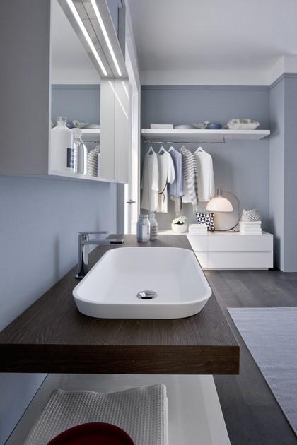 Ideagroup Лаковая тумба под умывальник из дуба Nyù sun-id-1367293 - Вид №5