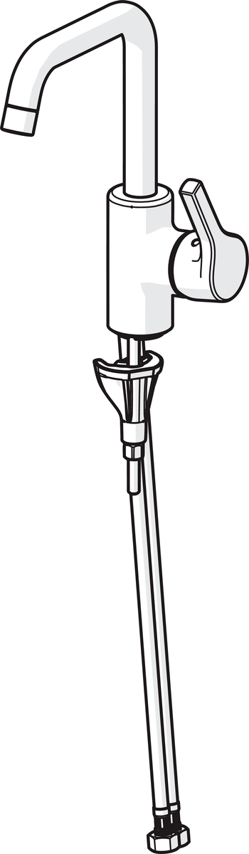 Oras 3907FH Смеситель для умывальника 3907FH Saga Style Хром  - Вид №2