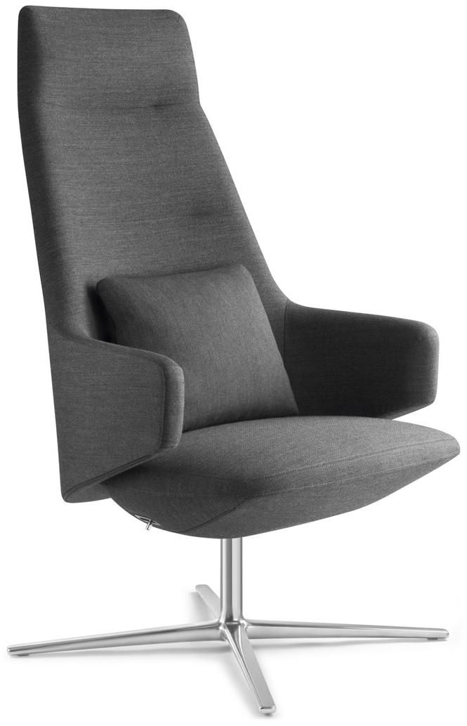 LD Seating Кресло для руководителя из ткани с подлокотниками Melody lounge Xl br-sys, f27-n6 - Вид №3