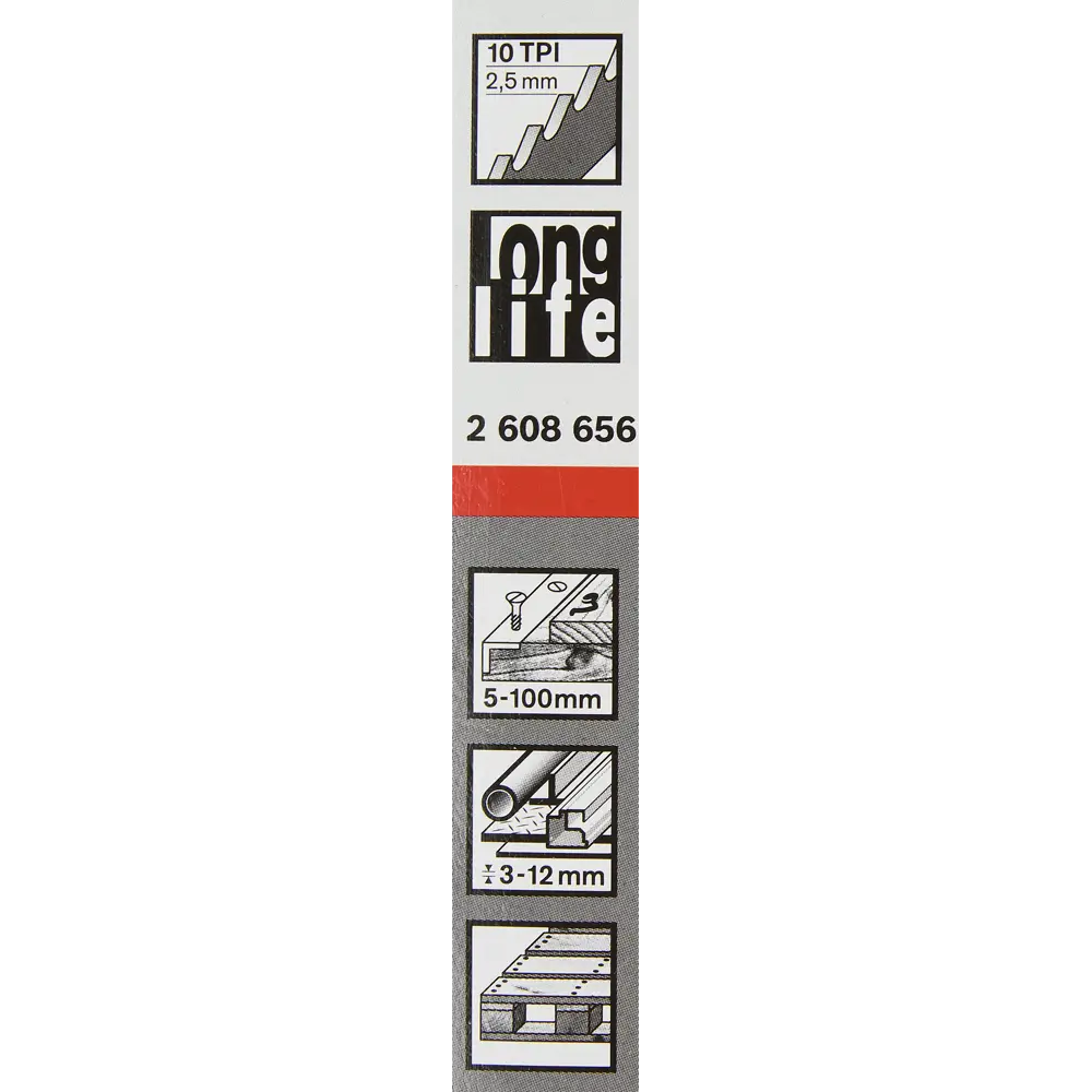 Пилки для сабельной пилы S922HF Bosch, 2 шт BOSCH PROFESSIONAL STLM-2203928 - Вид №4