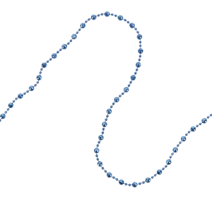 Гирлянда «Бусы» 270 см цвет голубой