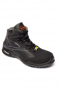 5031713 Ботинки ПЕЦЦОЛЬ ЛЕОПАРД c композитным подноском и проколозащитной прокладкой черные  Летняя обувь размер 37