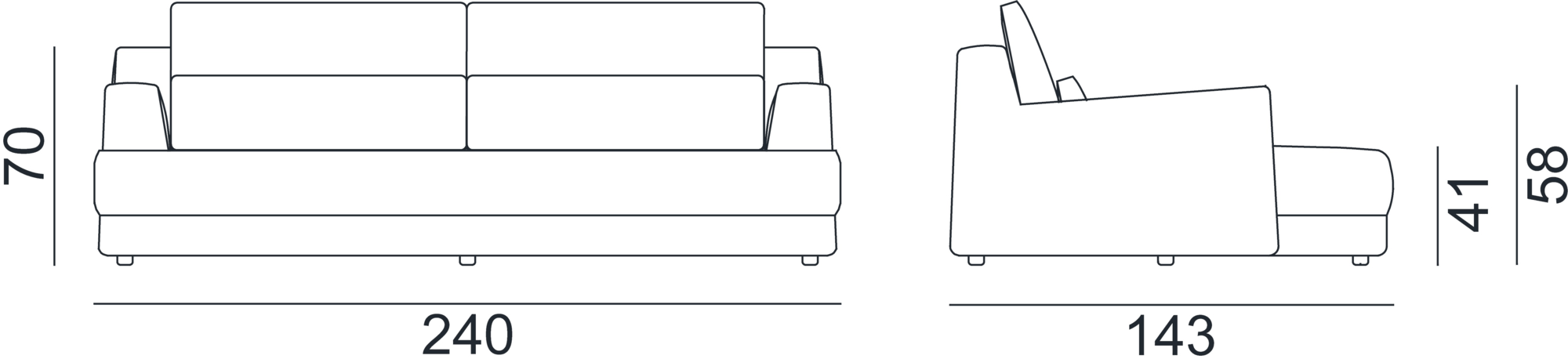 Gervasoni Съемный тканевый диван Loll sun-id-1438282 - Вид №4