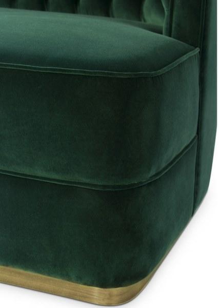 BRABBU Стеганый бархатный диван Bourbon sun-id-1478286 - Вид №4