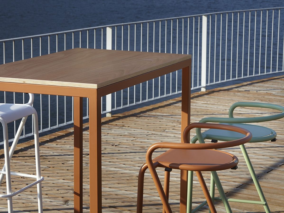 Высокий металлический стул Adico 5008 ARCH-00056848 - Вид №2