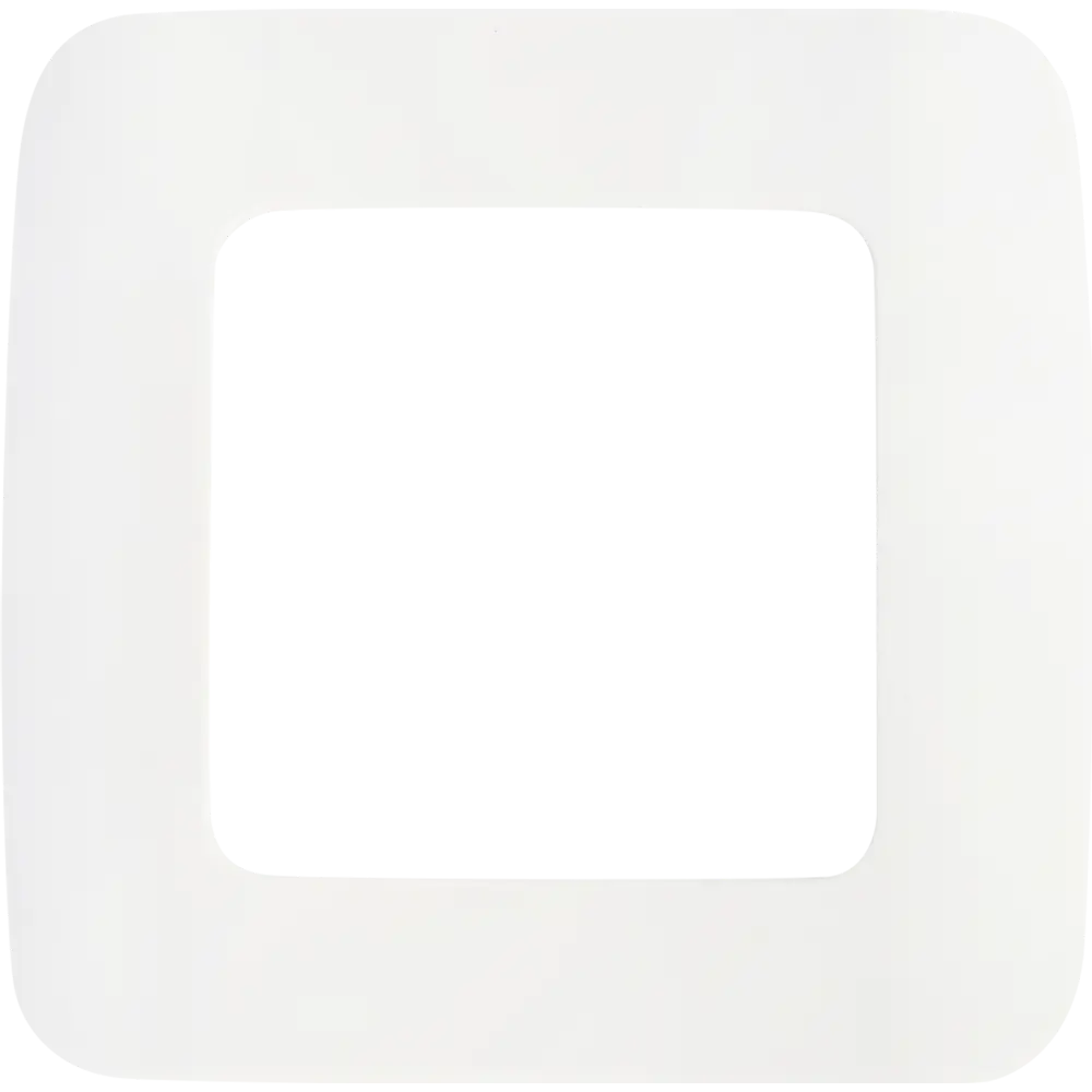 Рамка для розеток и выключателей Lexman Cosy 1 пост, цвет белый STLM-2044480