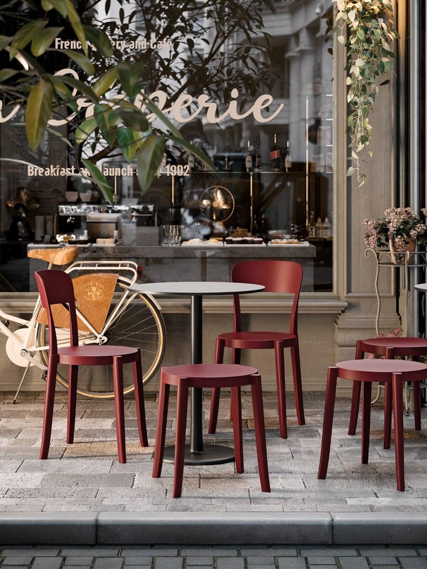 COLOS Низкий штабелируемый табурет из полипропилена Torre sun-id-1421962 - Вид №3