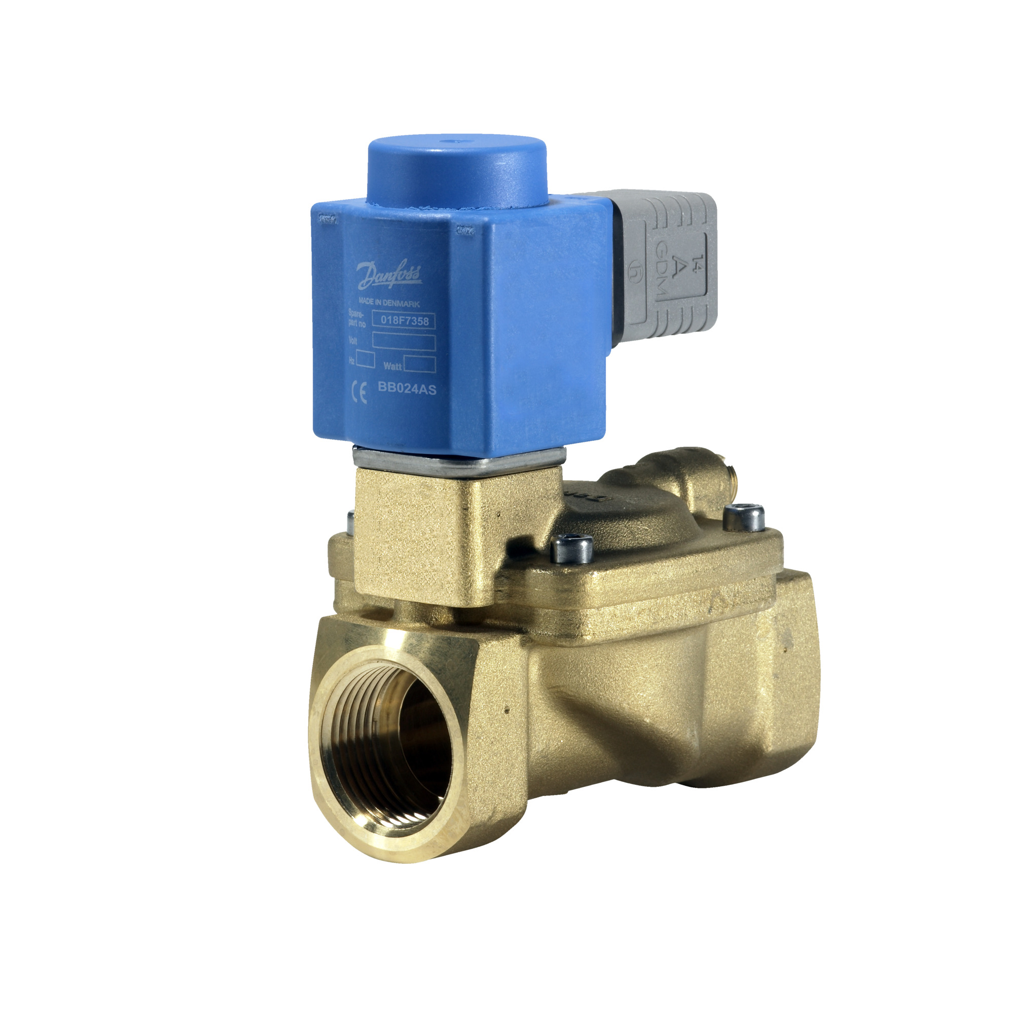 Danfoss EV220B — двухходовые электромагнитные клапаны для общей промышленности Клапан электромагнитный EV220B 032U1252  - Вид №39