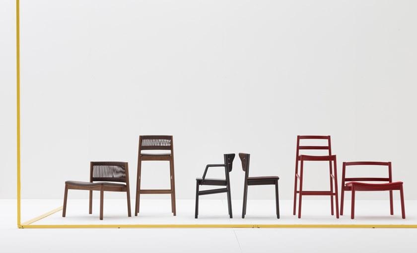 Billiani Высокий табурет из бука Load 645 - Вид №1