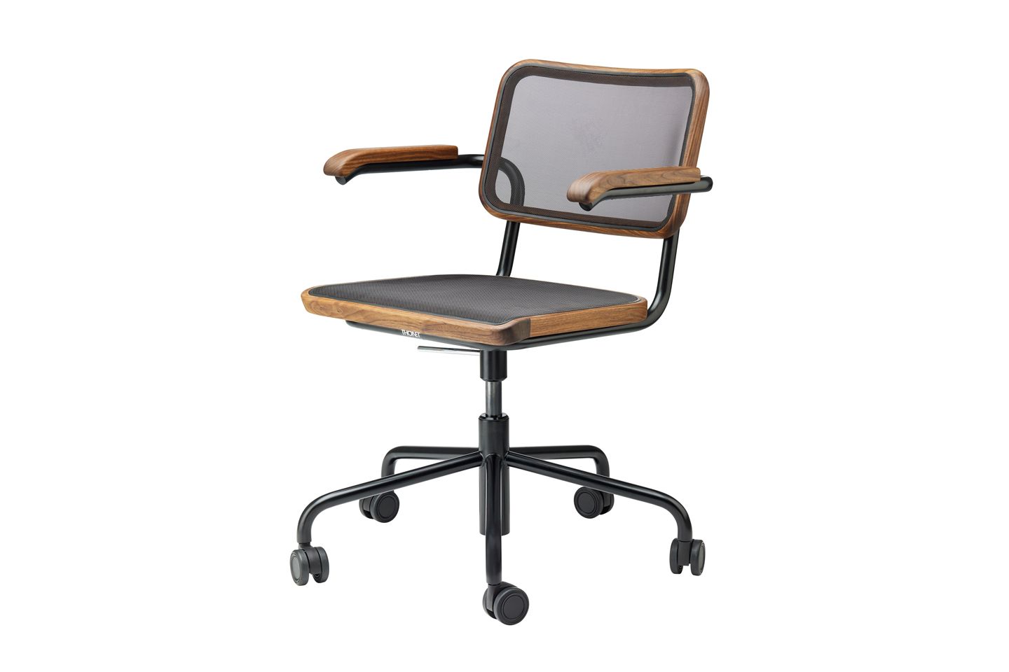 Плетеное вращающееся кресло с колесами THONET S 32 / S 64 ARCH-00027758 - Вид №11