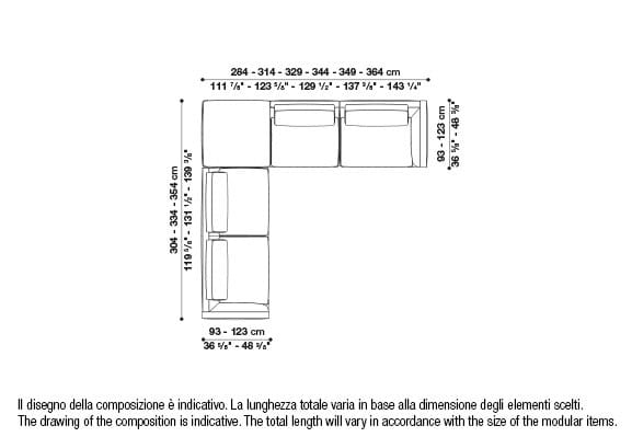 Угловой диван из ткани B&B Italia Ричард ARCH-00040927 - Вид №107