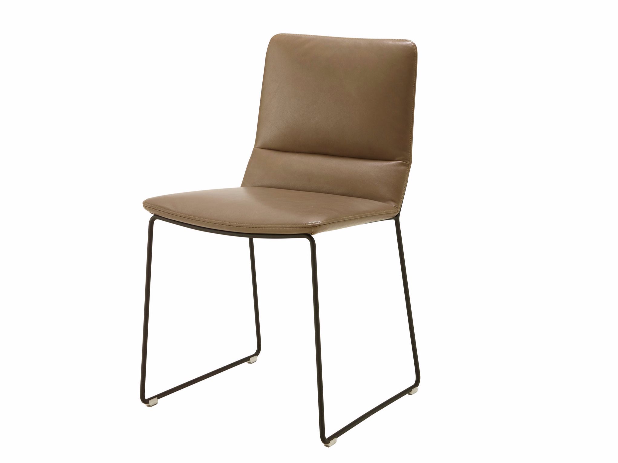 Кожаный съемный мягкий стул для салазок Ligne Roset BENDCHAIR ARCH-00032529