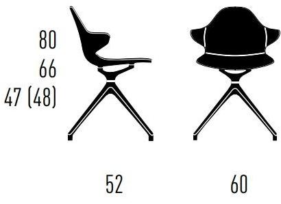 KFF Кресло вращающееся на козелке с подлокотниками sun-id-1500053 - Вид №6