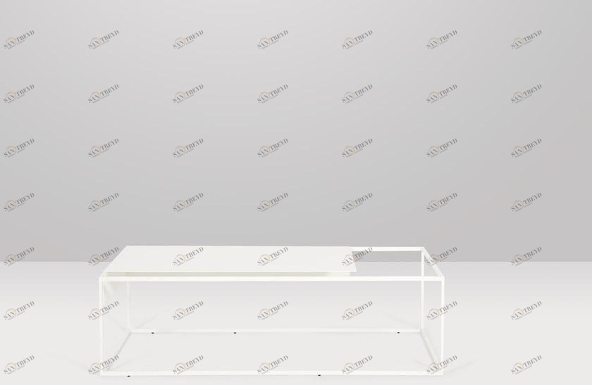 Recor Home Низкий прямоугольный журнальный столик из металла  C080 