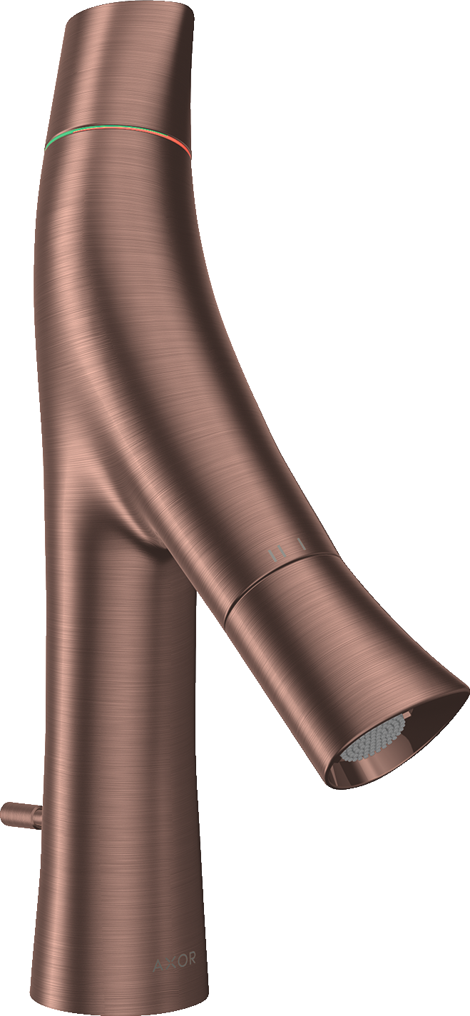 12010310 Смеситель для раковины 80, 2 ручки, со сливным гарнитуром AXOR STARCK ORGANIC