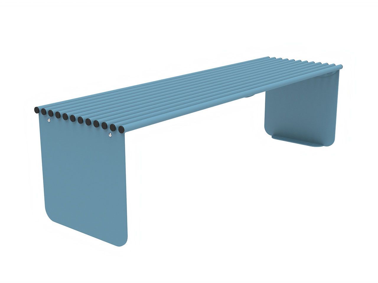 Скамейка из листового металла и труб Lazzari весна ARCH-00019520 - Вид №5