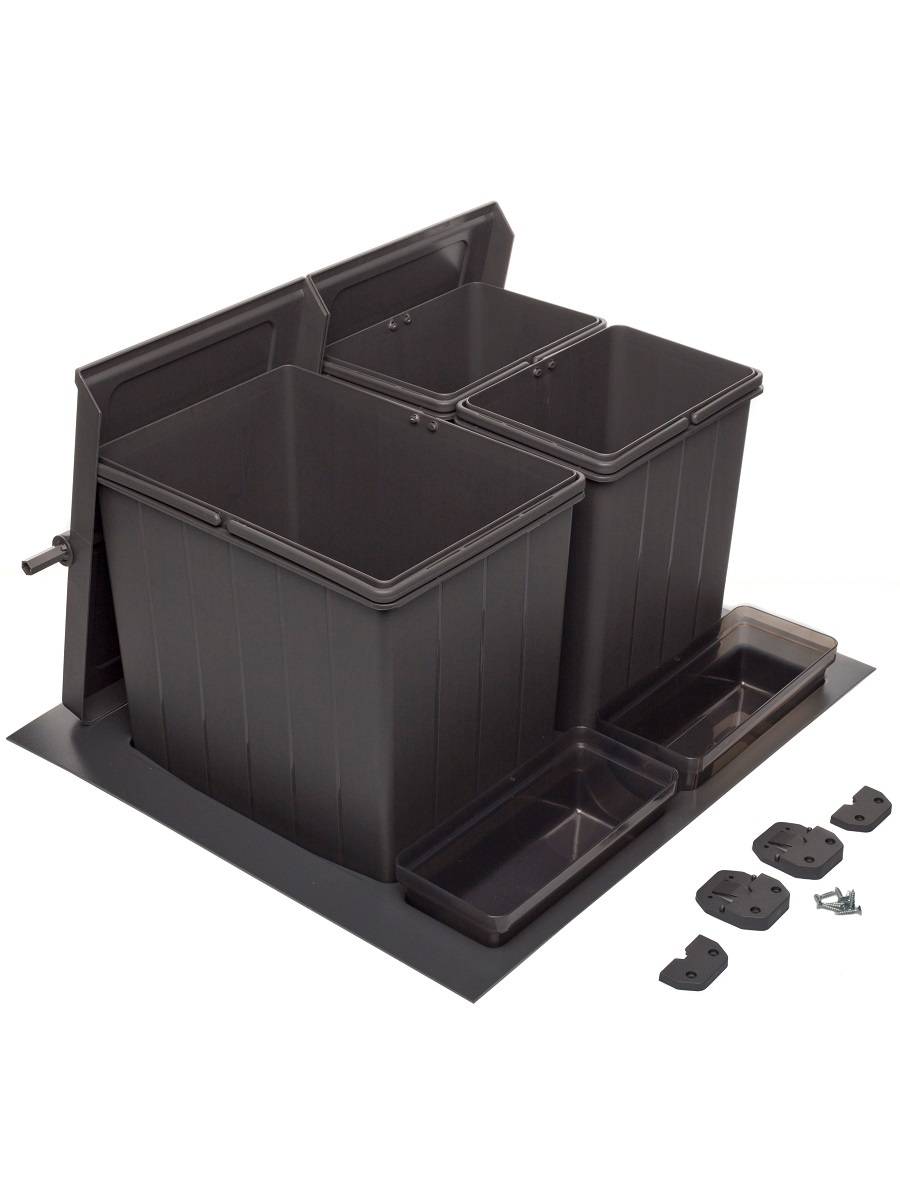 Система сортировки мусора Omega Top 600/31/3 Anthracite NAVAKO 10315 - Вид №2