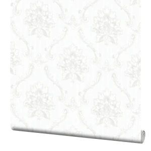Обои флизелиновые Royal белые 1.06x10 м 600802