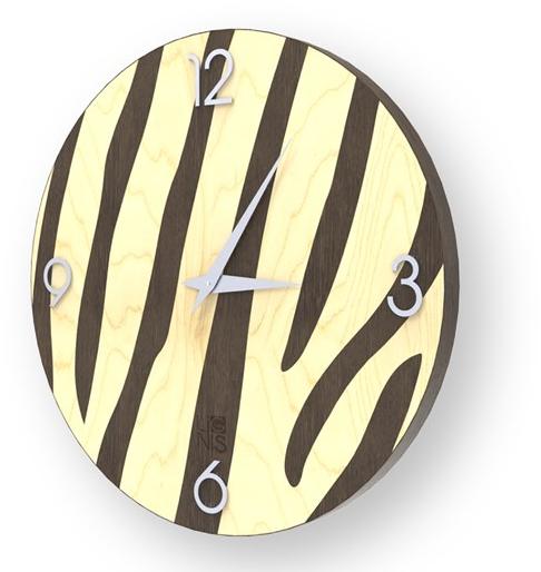 LIGNIS® Настенные часы из инкрустированного дерева Dolcevita animalier 10.014 / 10.092 - Вид №1