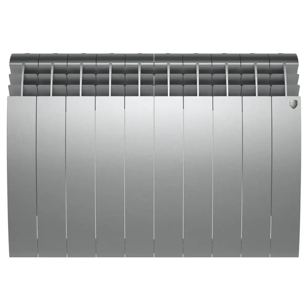Радиатор секционный Royal Thermo Biliner 500/87 10 секций боковое подключение биметалл серый STLM-2150242 - Вид №3