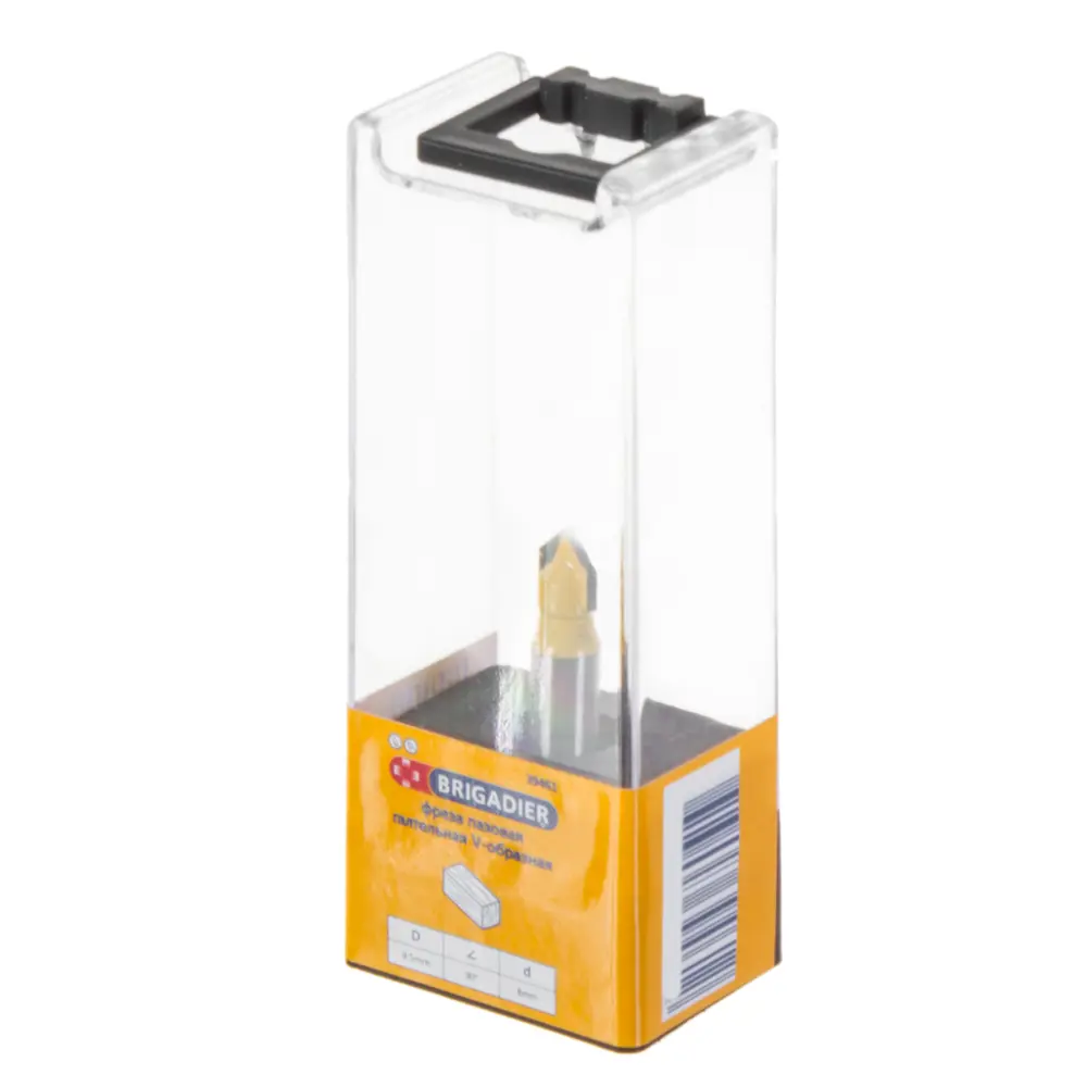 Фреза пазовая галтельная V-образная Brigadier, D9.5 мм STLM-2051432 - Вид №2