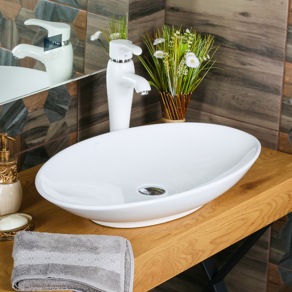 Накладная раковина melana mln-e407 E407-805 - Вид №3