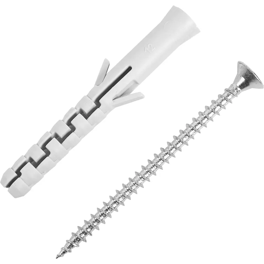 Дюбель распорный нейлоновый Dilwis 8x65мм 6 шт. в комплекте с шурупом STLM-2103156 - Вид №4