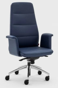 Viganò Кресло для руководителя из ткани с высокой спинкой Star