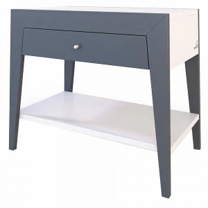 Маленькая прикроватная тумбочка с ящиком и полкой серая Still BRAGIN DESIGN  256428 Серый