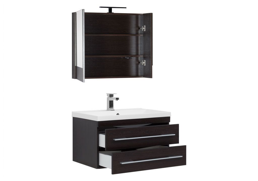 Мебель для ванной Aquanet Нота NEW 75 венге (камерино) 00231061 - Вид №1