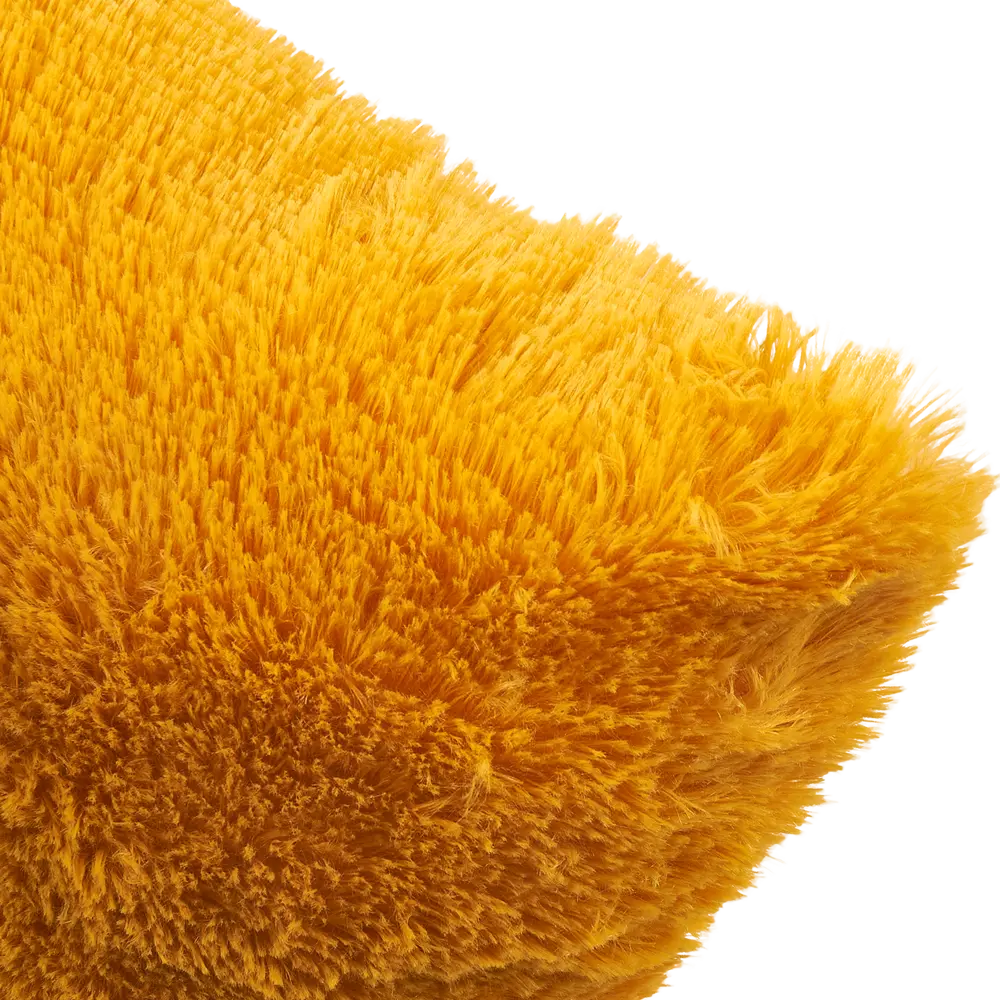 Подушка Искусственный мех 40x40 см цвет желтый Eclair STLM-2207424 - Вид №2