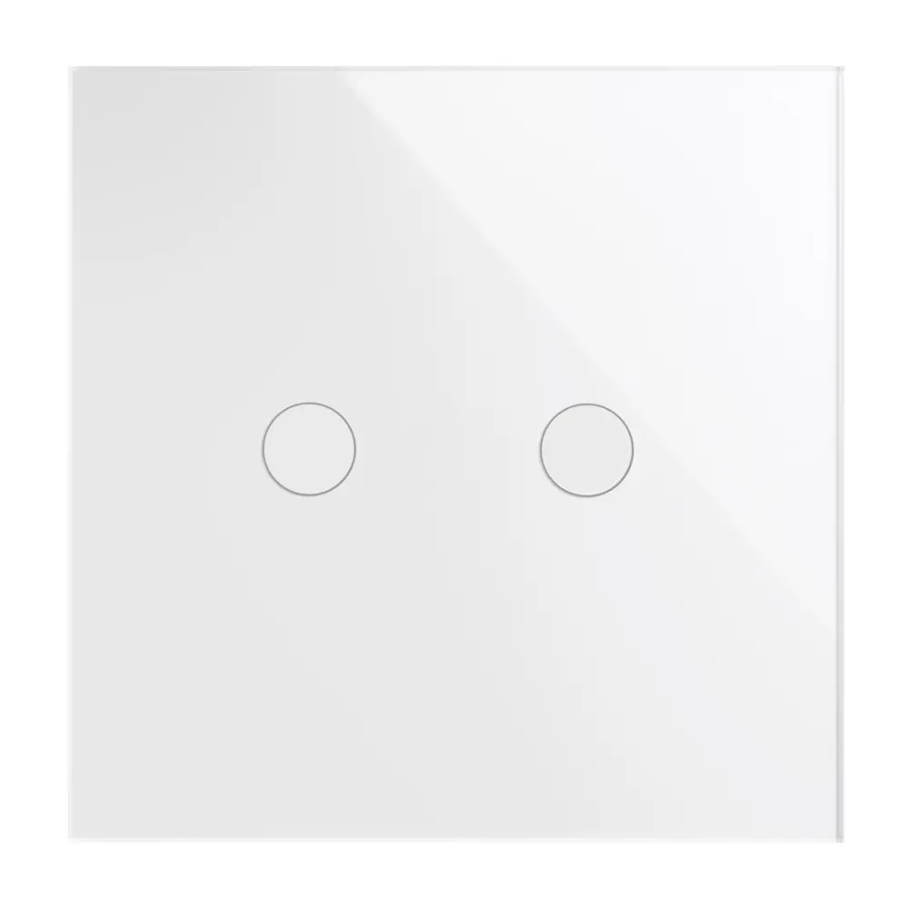 Выключатель сенсорный встраиваемый Rubetek RE-3317 2 клавиши, цвет белый STLM-2051761