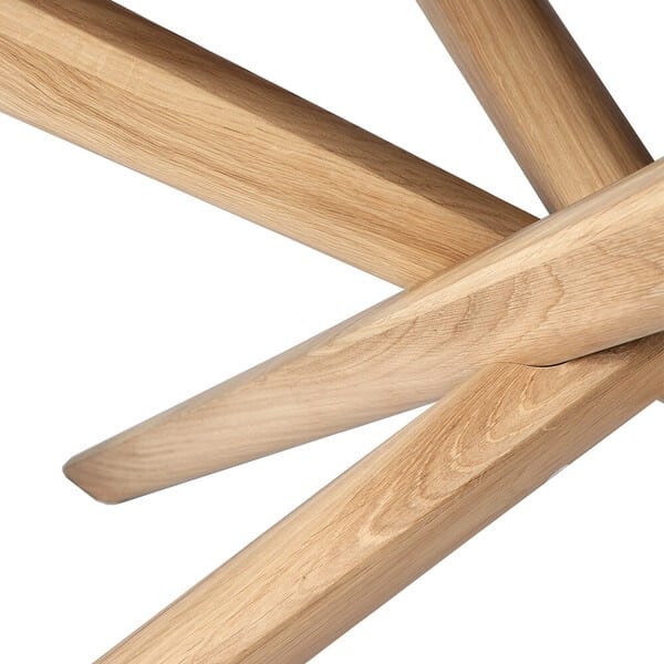 Круглый журнальный столик из дуба Ethnicraft Mikado ARCH-00063420 - Вид №3