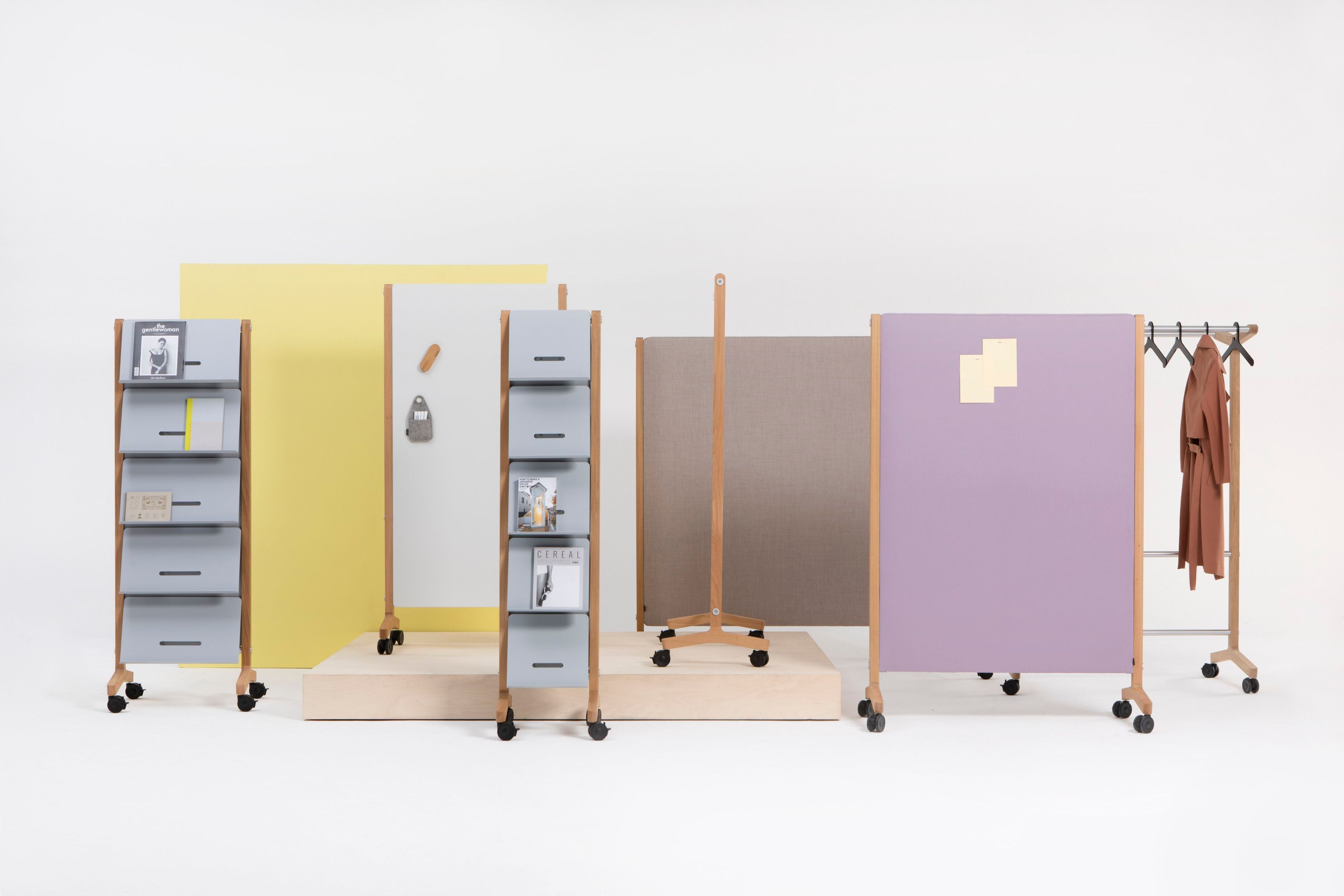 Тканевый мобильный звукопоглощающий офисный перегородка Cascando Round20 ARCH-00081147 - Вид №1