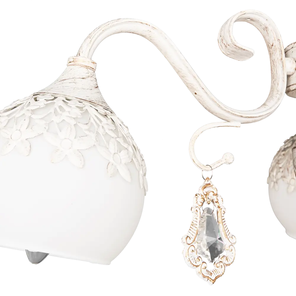 Люстра Louis 3хЕ27х60 Вт цвет белый LAMPLANDIA STLM-2183802 - Вид №5