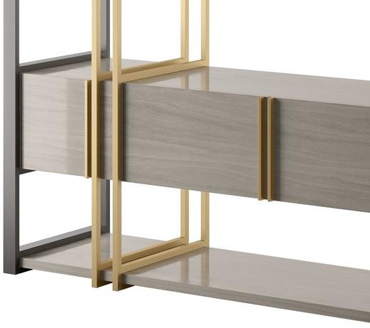 FRATO Открытый отдельно стоящий деревянный книжный шкаф  Ffu030007aah  - Вид №2