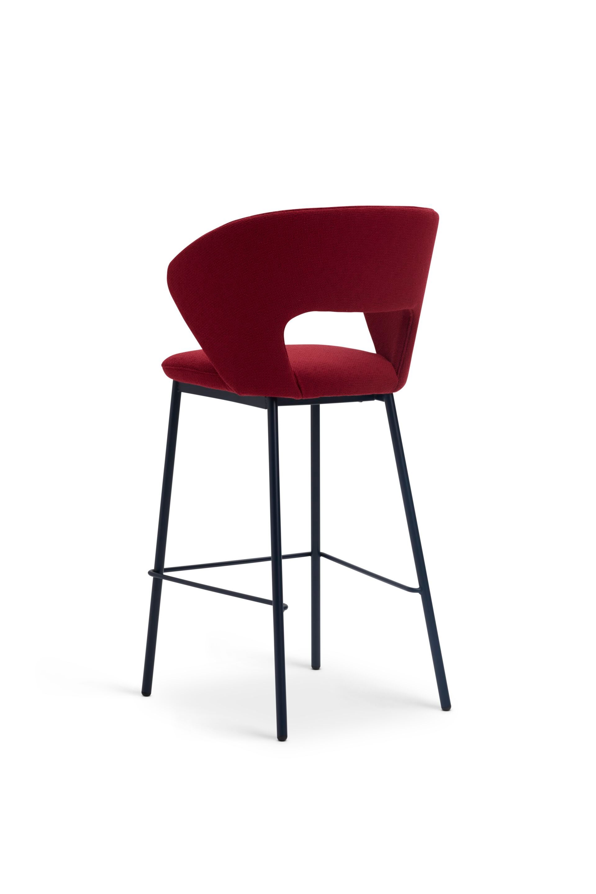 Высокий стул с тканевой подкладкой со спинкой Origins 1971 Fard ARCH-00120056 - Вид №4